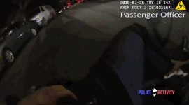 美国女警遭持枪歹徒突袭受伤